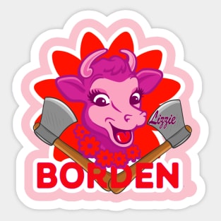 Lizzie Borden Milk Sticker